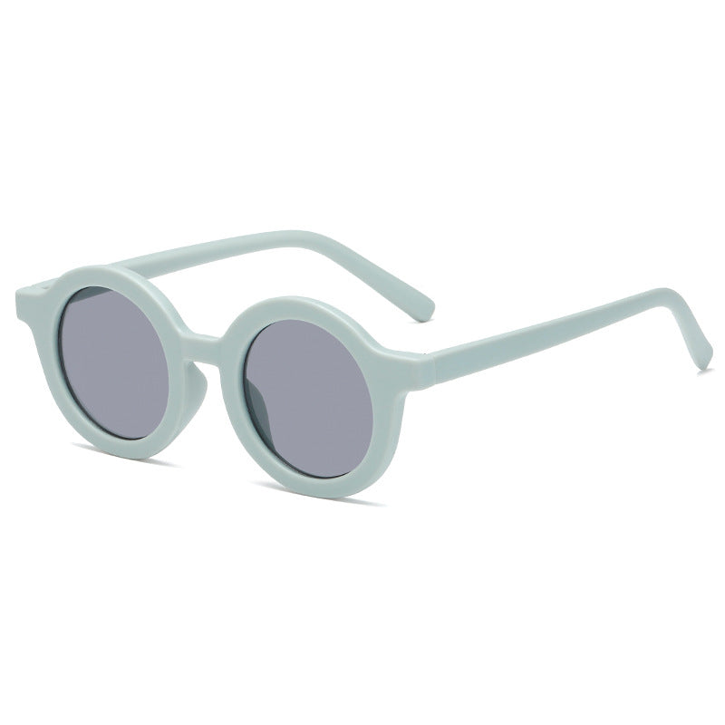 Damen runde Sonnenbrille mit robustem Design und UV-Schutz Karnz
