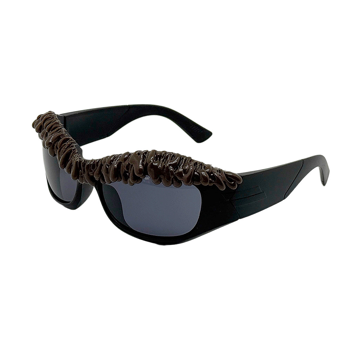 Damen kreative Sonnenbrille mit innovativem Strukturrahmen Karnz
