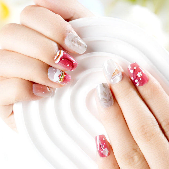 Kreatives saisonales Nagelkunst-Set Karnz