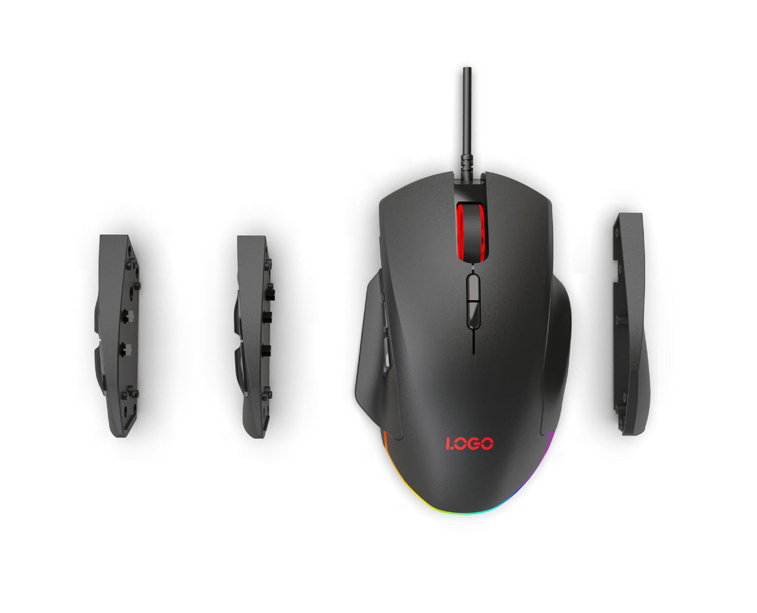 Gaming Maus mit Anpassbaren Seitentasten Karnz