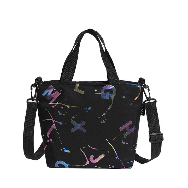 WoArtistic gemusterte Mini-Tote-Bag Karnz