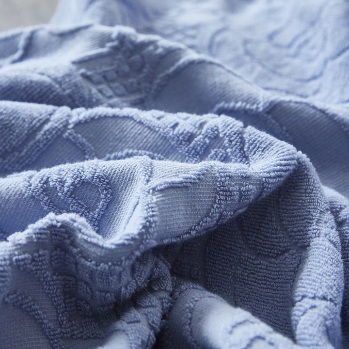 Luxus Jacquard Baumwolle Handtuch Kissenbezug Set