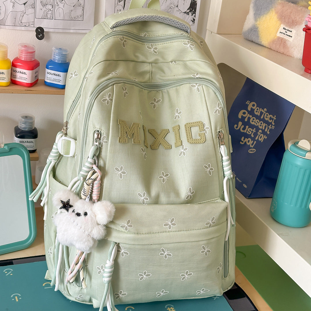 Floral Applikation Stylischer Rucksack Karnz