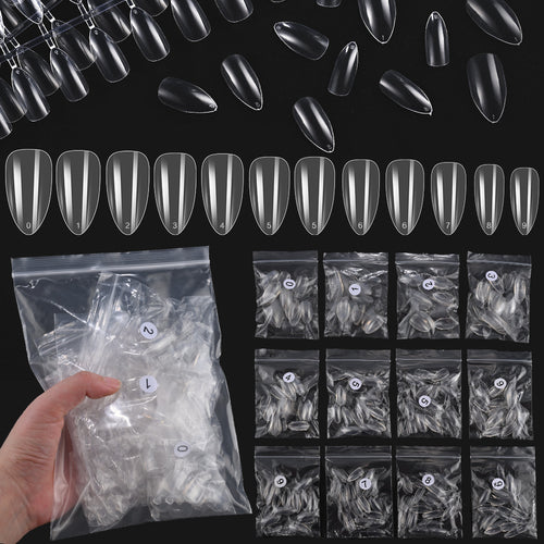 Premium Clear Soft Gel Nail Tips Kollektion Karnz