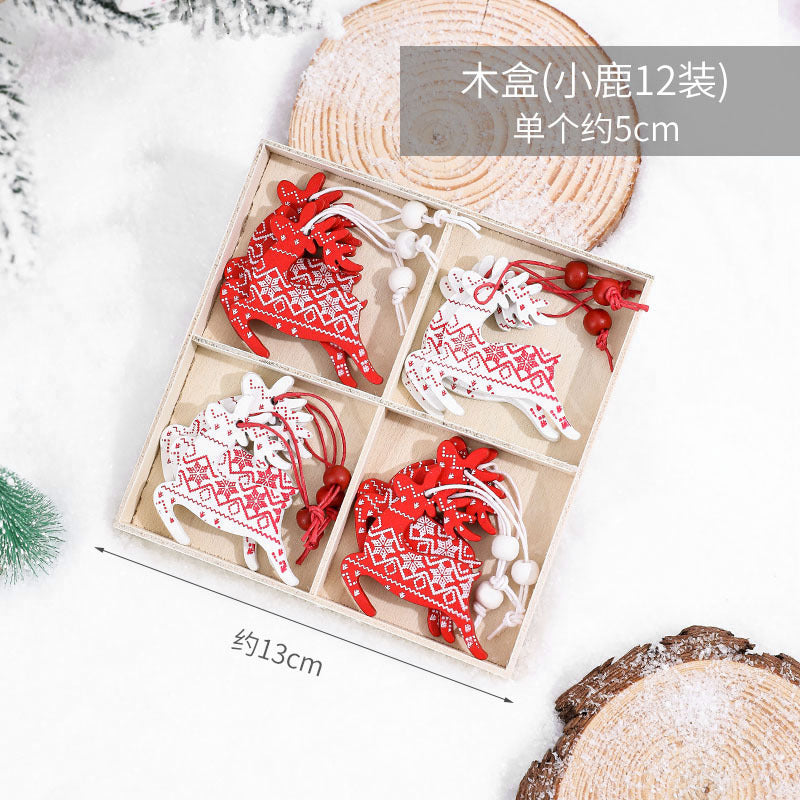 Dekorative Holz-Weihnachtsglocken-Ornamente