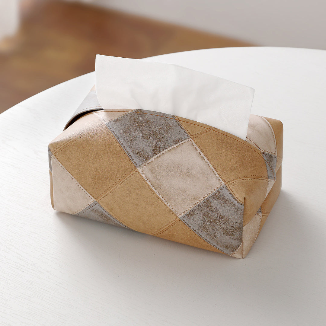 Chic Patchrk Gewebe Box Abdeckung