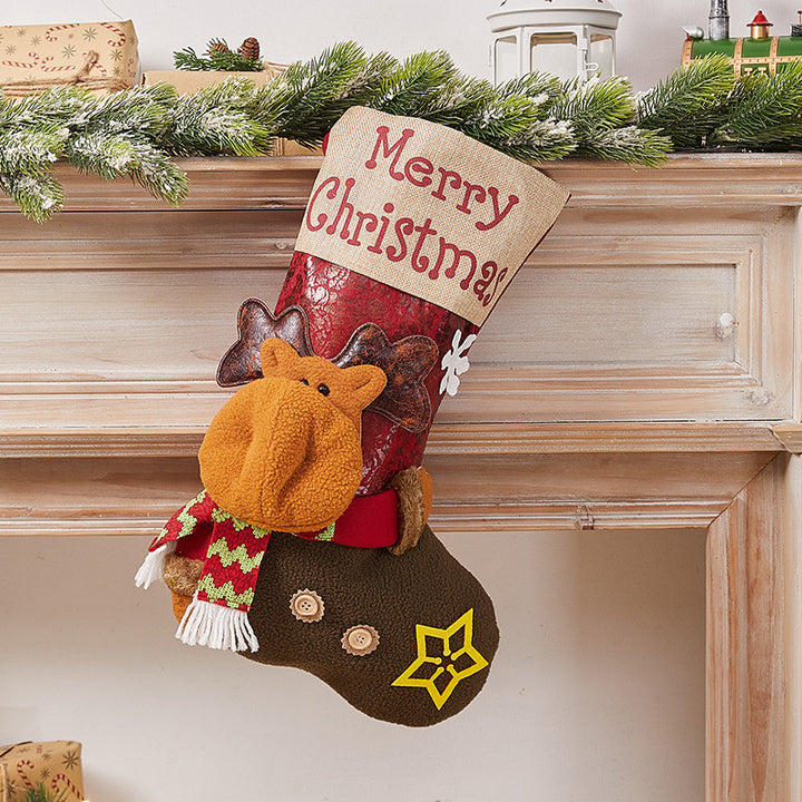 Festlicher Weihnachtsstrumpf Karnz