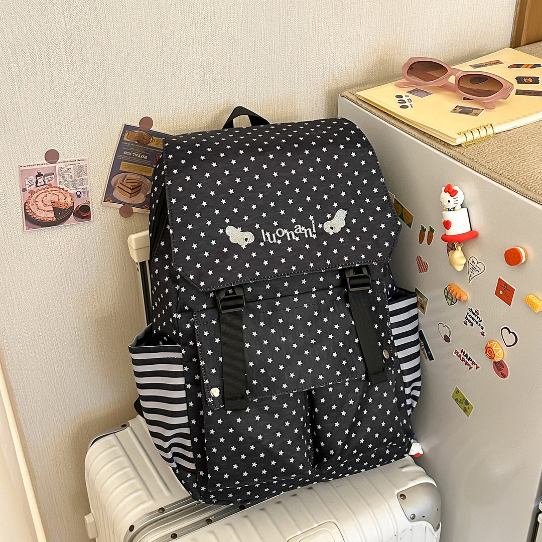 Charmante Stern-Beschmückte Freizeit-Rucksack Karnz