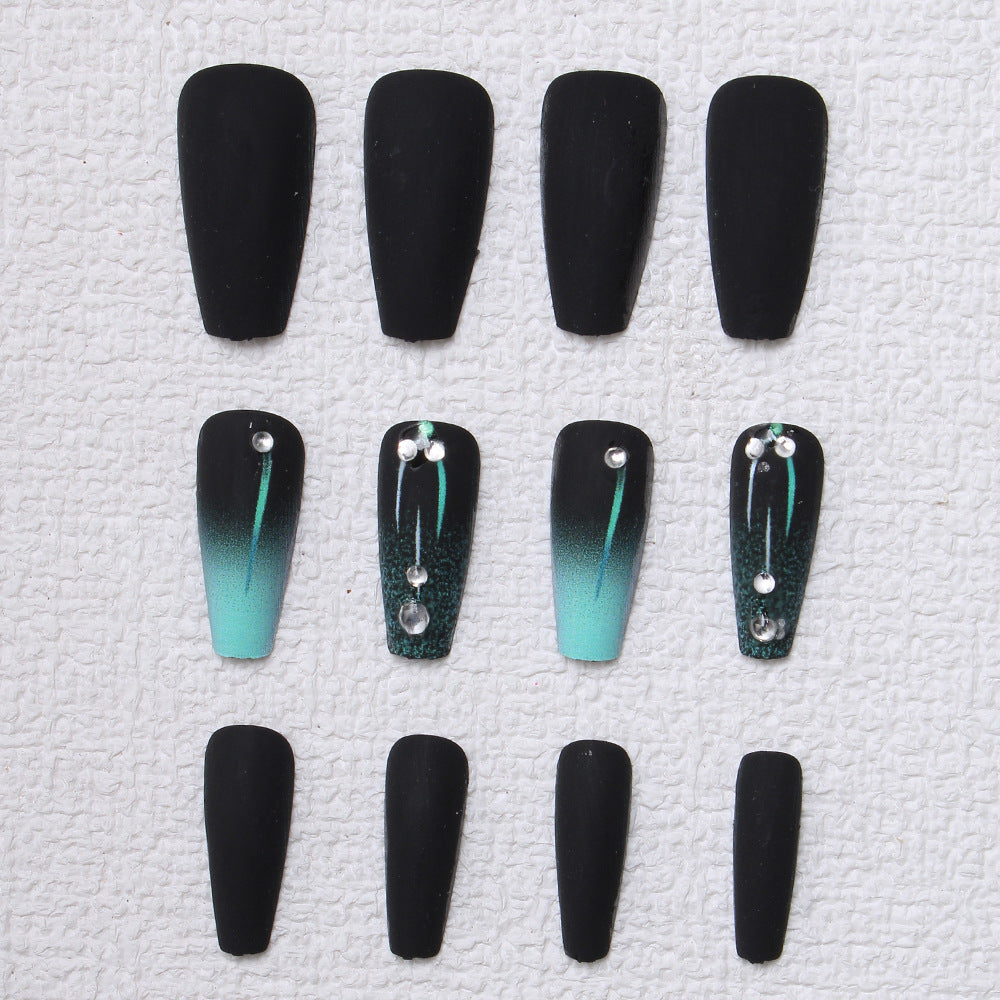Matte Ombre Press-On Nageldesign Karnz