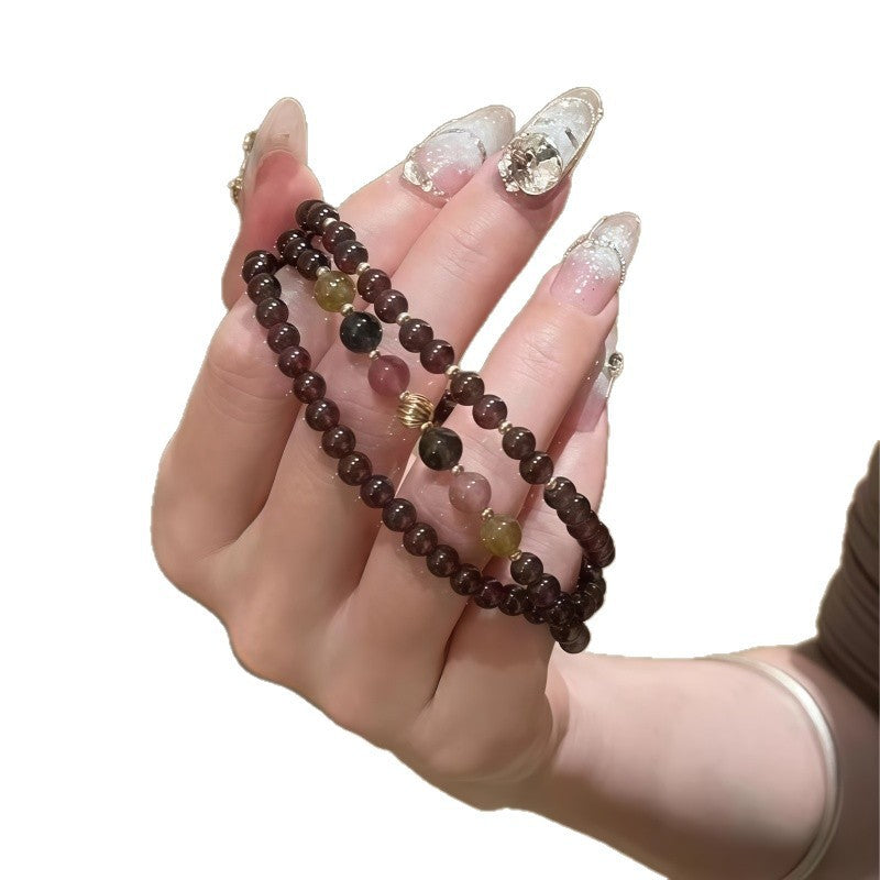 Natürliche Stein Perlenarmband Karnz