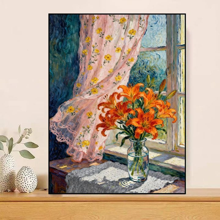 Vintage Floral Leinwand Druck Karnz