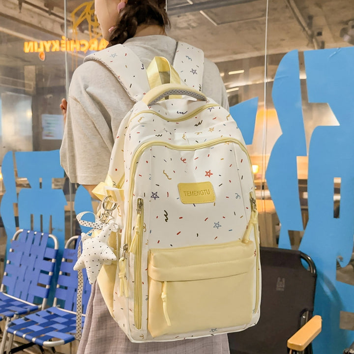 Trendy Dekorative Gemusterte Rucksack Karnz