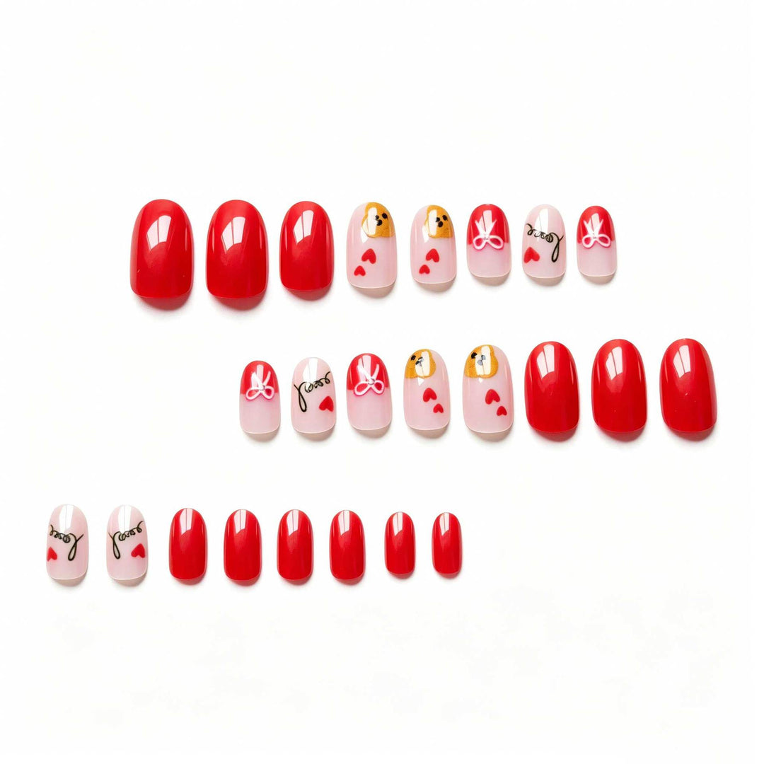 Romantisches Künstlerisches Nageldesign
