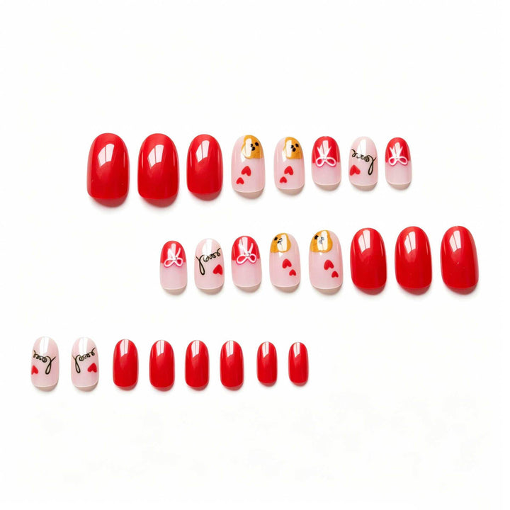 Romantisches Künstlerisches Nageldesign