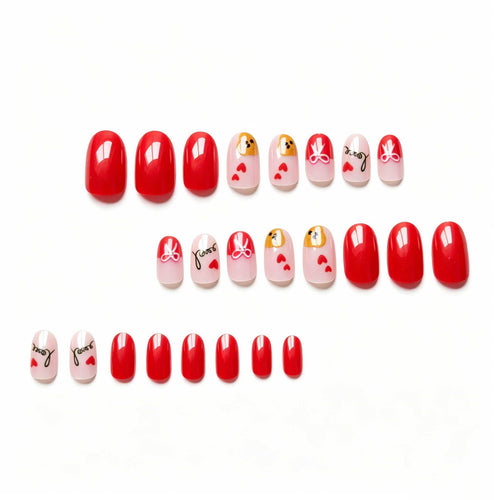 Romantisches Künstlerisches Nageldesign