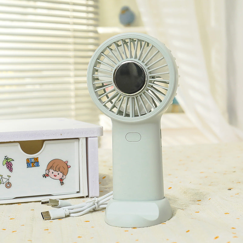 Unisex Tragbarer Tischventilator mit USB-Anschluss und mehreren Geschwindigkeitsstufen Karnz