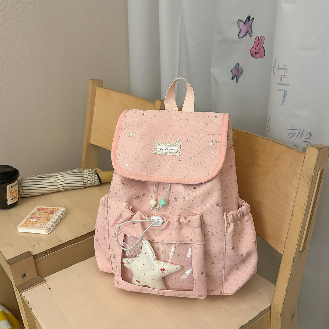Fun Star-Embellished Mini-Rucksack Karnz