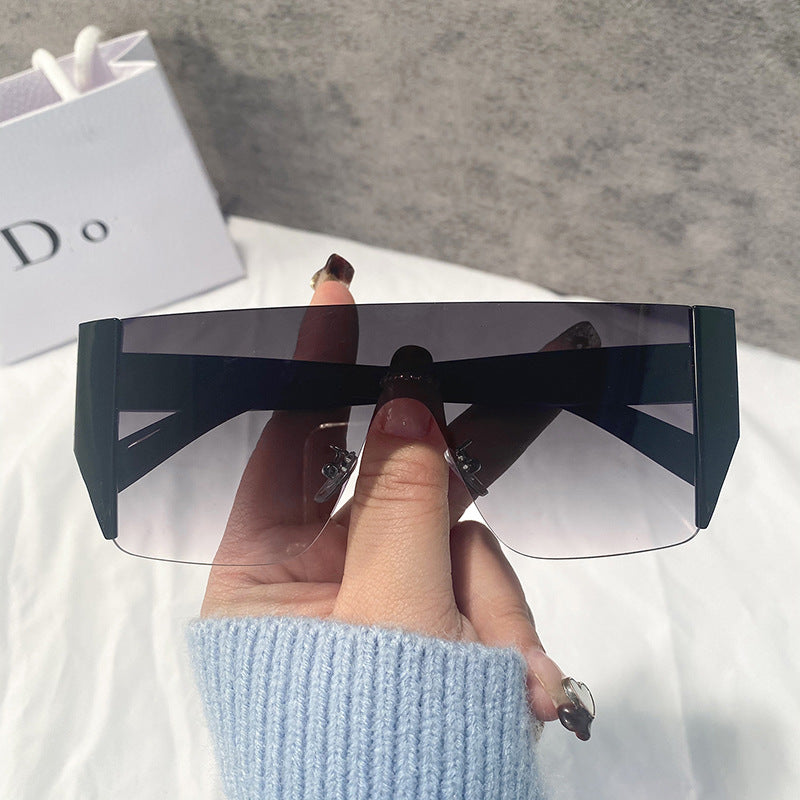 Damen Sportliche Shield Sonnenbrille Karnz