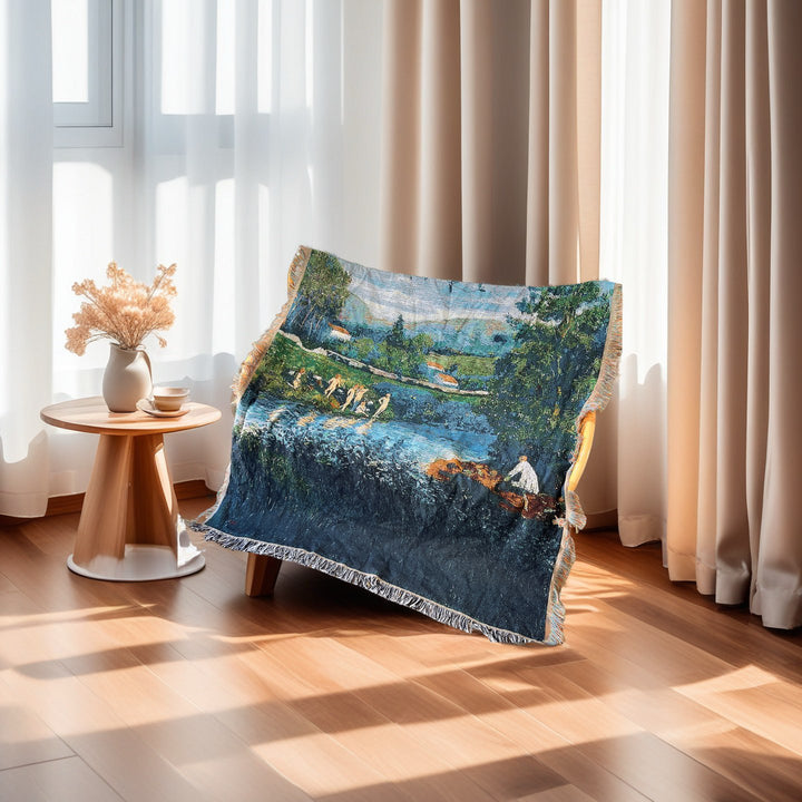 Künstlerische Landschaft Wurfdecke