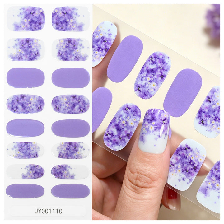 Blumendesign-Nagelwraps