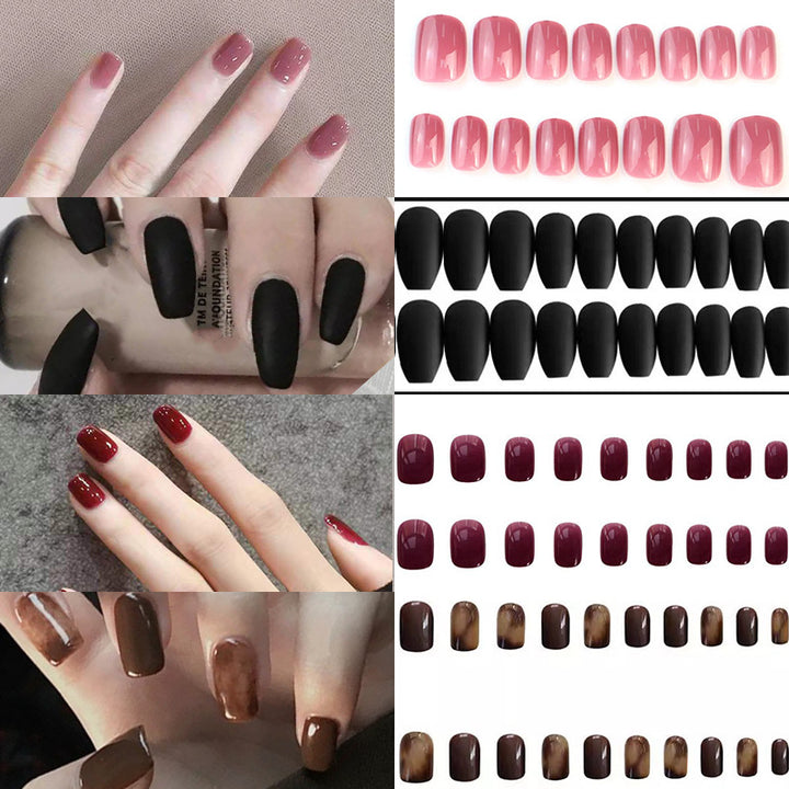 Premium Glossy Nail Set Karnz