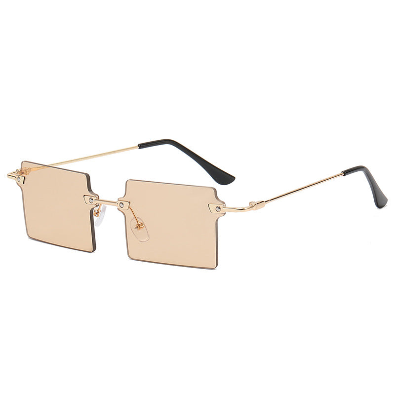 Damen modische oversized Sonnenbrille mit rechteckigem Design Karnz