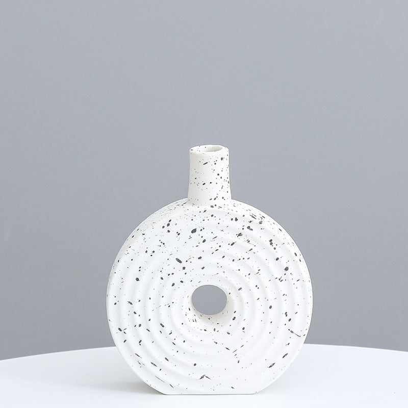 Dekorative runde Keramikvase Karnz