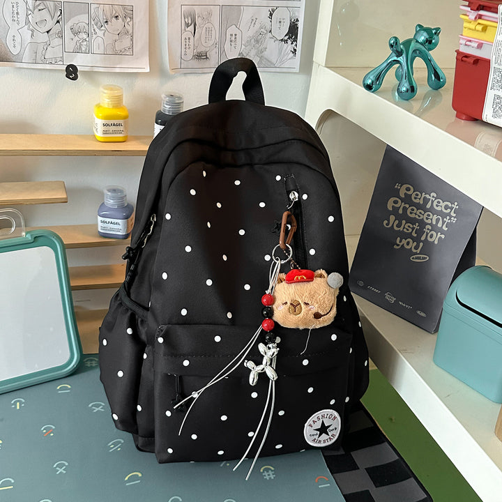 Verspielt Polka Dot Freizeit Rucksack Karnz