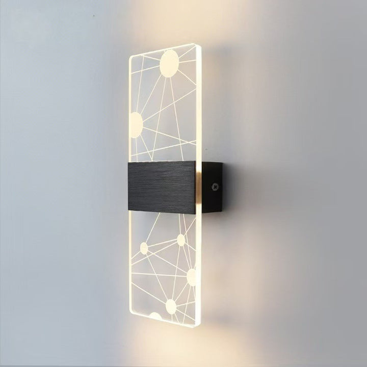 Zeitgenössische Kristall-Wandlampe