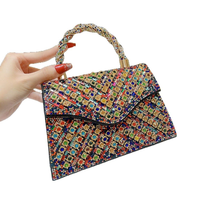 Strukturierte Abendhandtasche