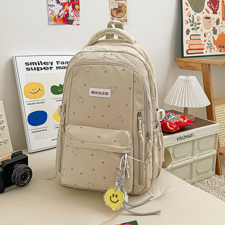 Verspielt gepunktetes Design Rucksack Karnz