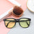 Damen modische Oversized-Sonnenbrille mit verspiegelten Gläsern Karnz