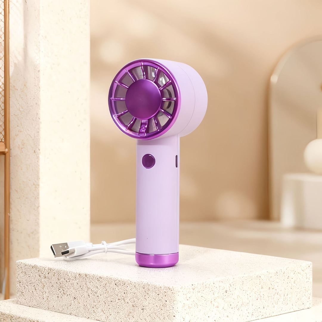 Damen Tragbarer USB Handventilator mit leistungsstarker Gebläsetechnologie Karnz