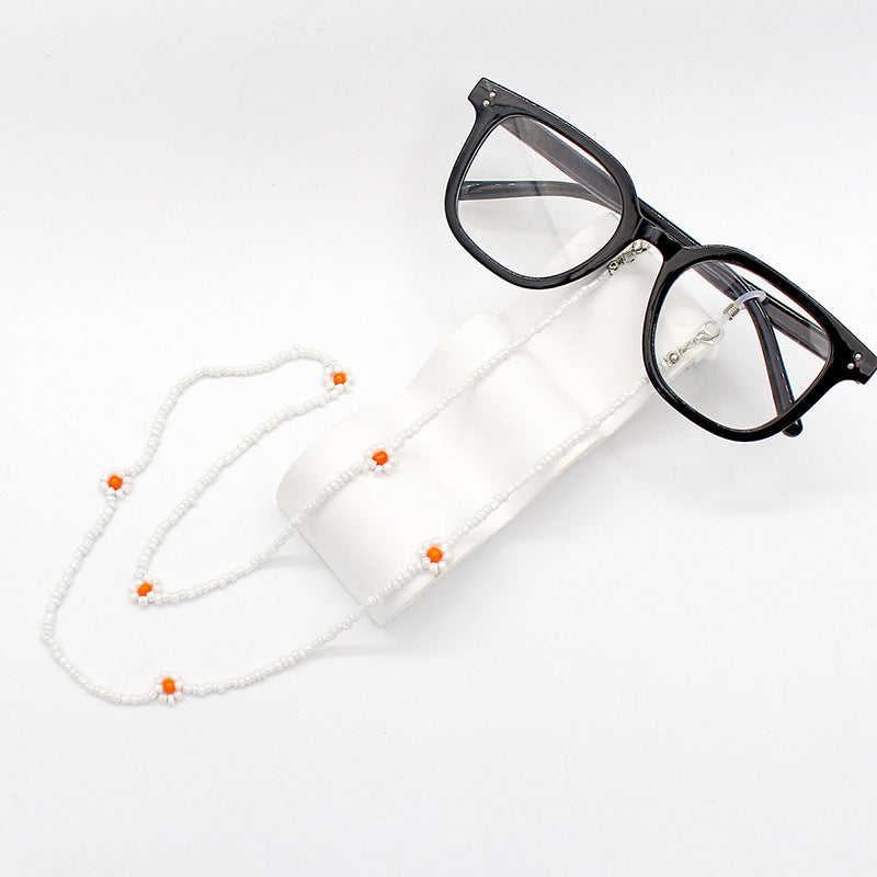Floral Beaded Eyewear Chain Karnz