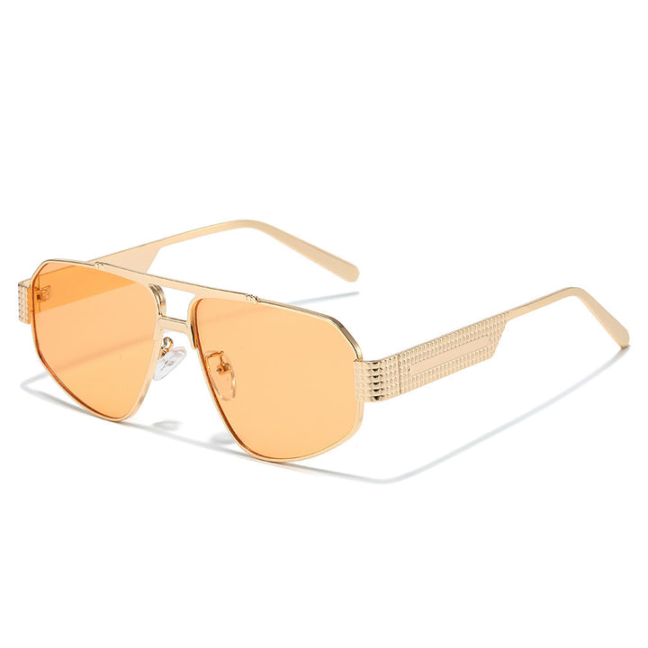 Modische geometrische Pilotenbrille Karnz
