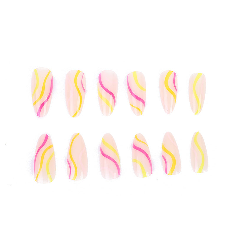 Künstlerisches Stiletto-Nagelkunst-Design