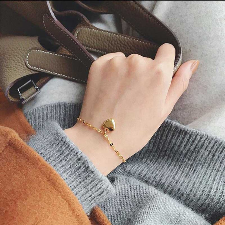 Herzförmiges Charm-Armband Karnz