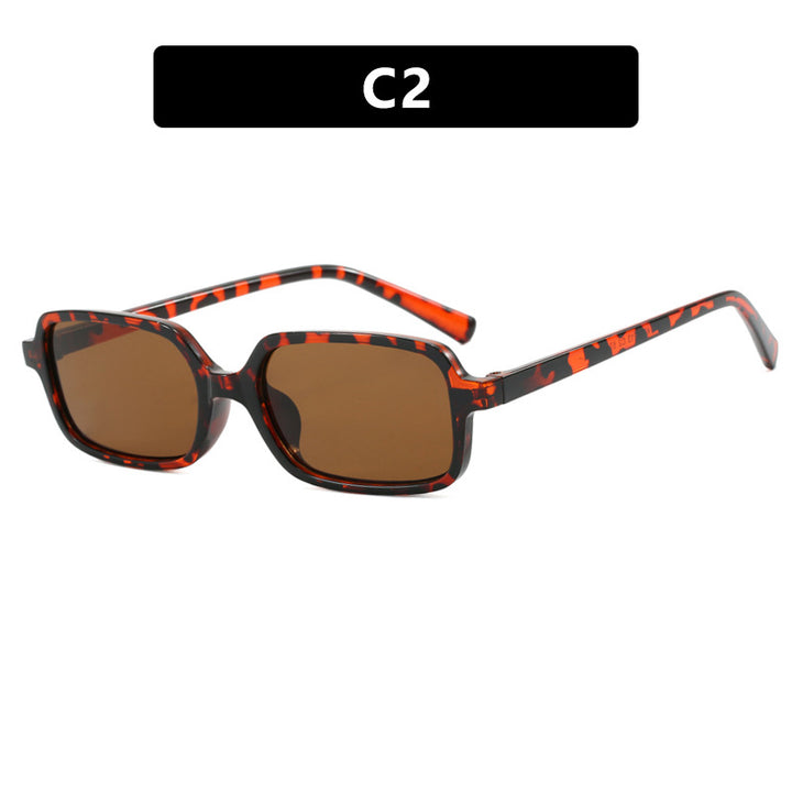 Damen quadratische Sonnenbrille mit einzigartigem, extravaganten Design und UV-Schutz Karnz