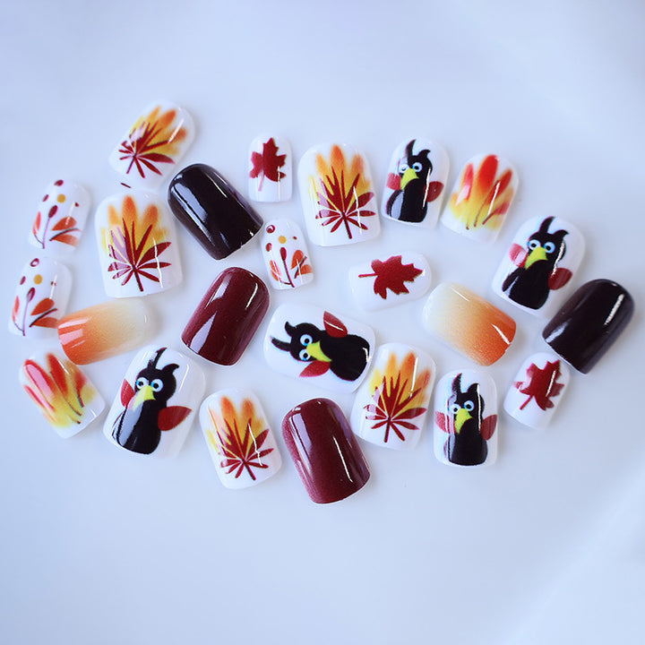 Festliches Thanksgiving Nagelkunst-Kit Karnz