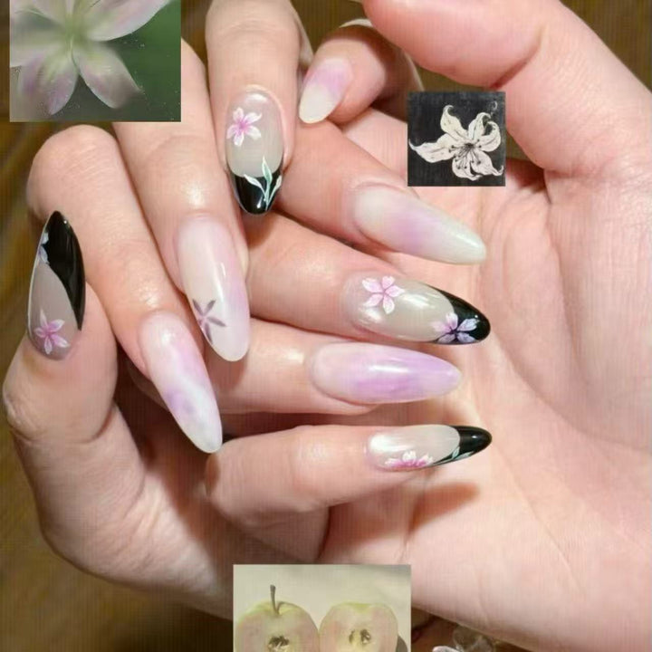 Künstlerisches Stiletto-Nagelset Karnz