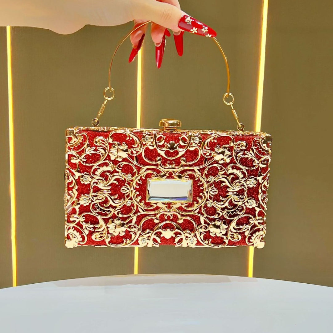 Dekorative verzierte Clutch