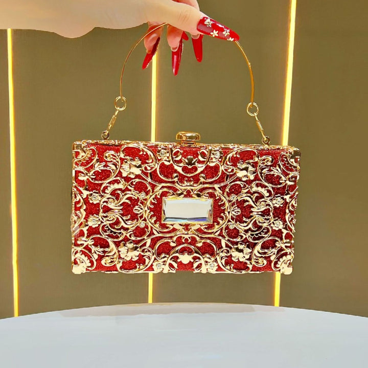 Dekorative verzierte Clutch
