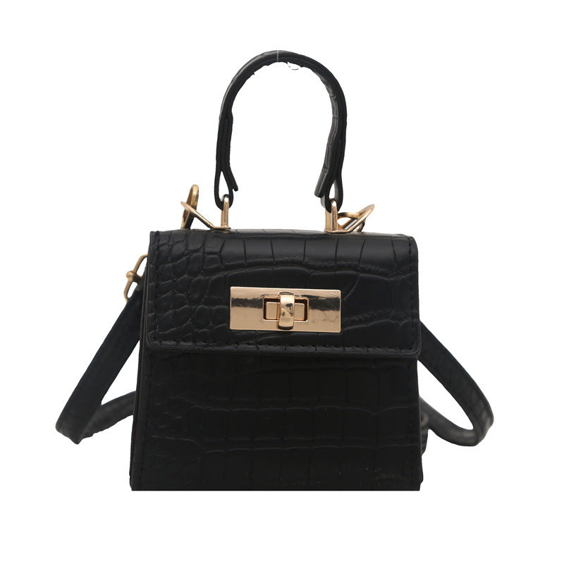 Elegante Kroko-Prägung Handtasche