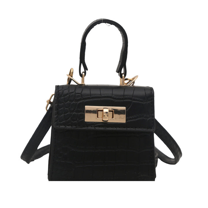 Elegante Kroko-Prägung Handtasche