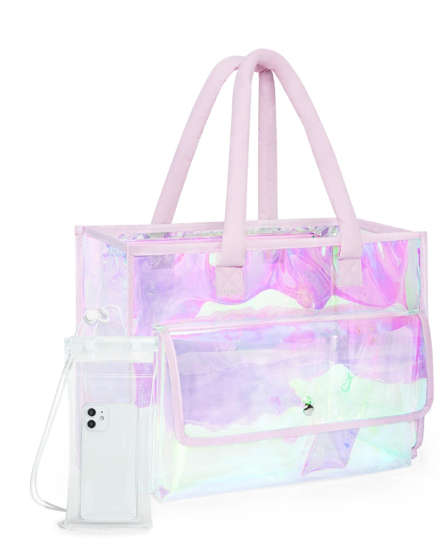 Damen durchsichtige Trendtasche Karnz