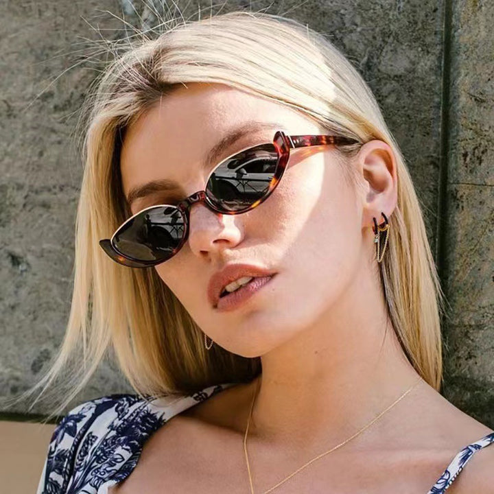 Damen Cat-Eye Sonnenbrille mit dezentem Rahmen und polarisierten Gläsern Karnz