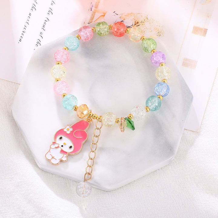 Verspieltes Armband mit Bunten Glasperlen Karnz