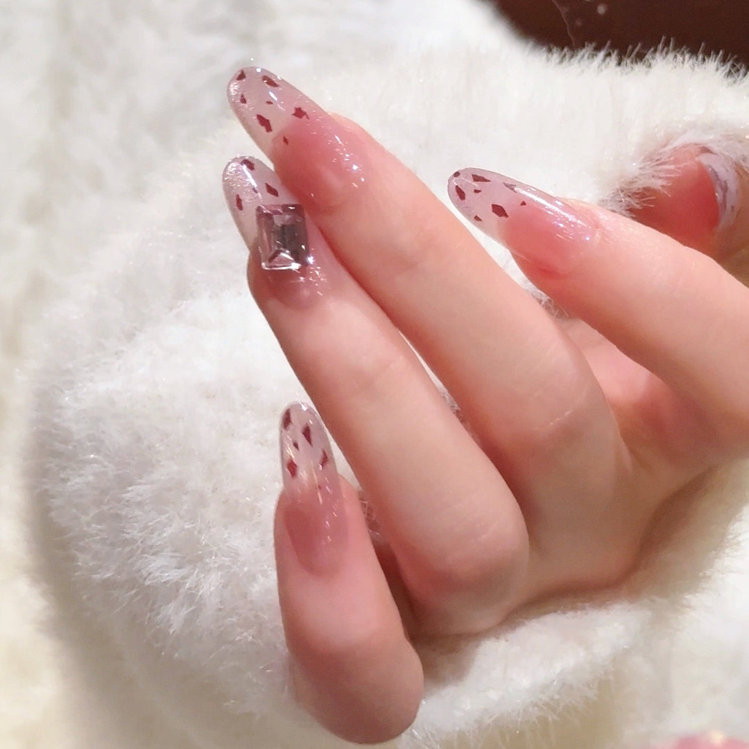 Premium ozean-inspirierte Press-On Nagelerweiterungen Karnz