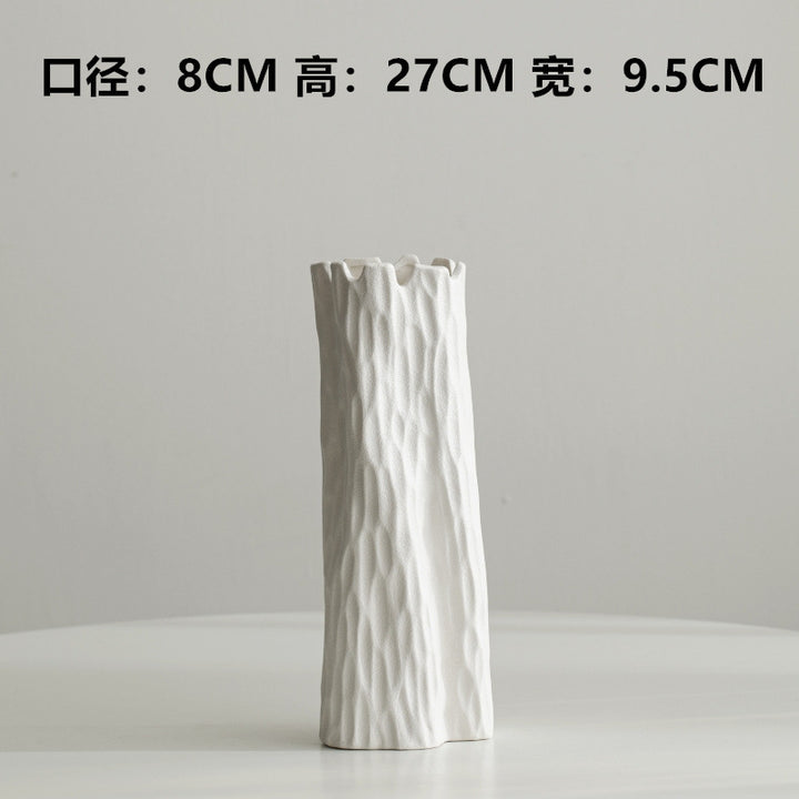 Dekorative Keramische Blumenfigur