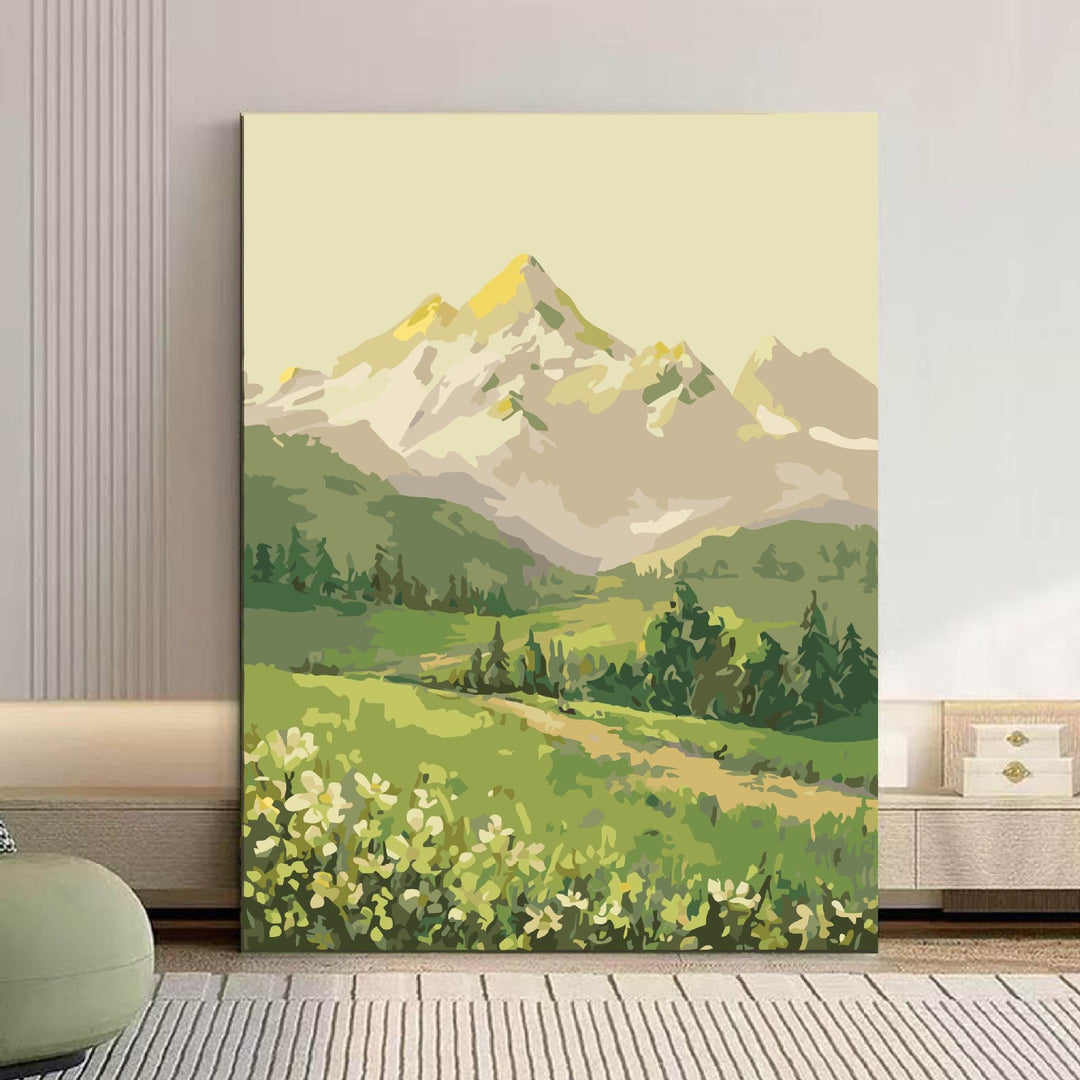 Szenische Berglandschaft Leinwand Kunst Karnz 1785768018